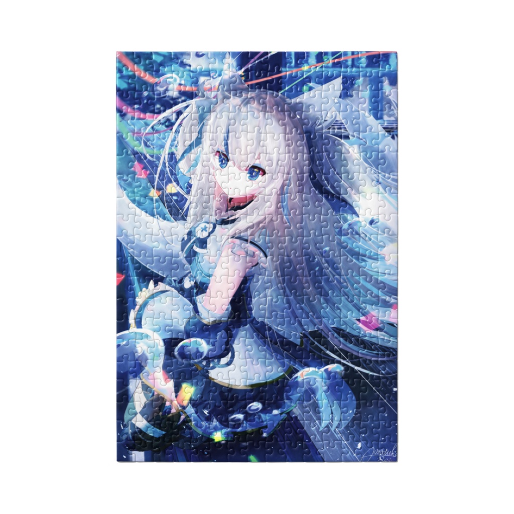 狐狐音の前300ピースパズル【蒼の色Ver】