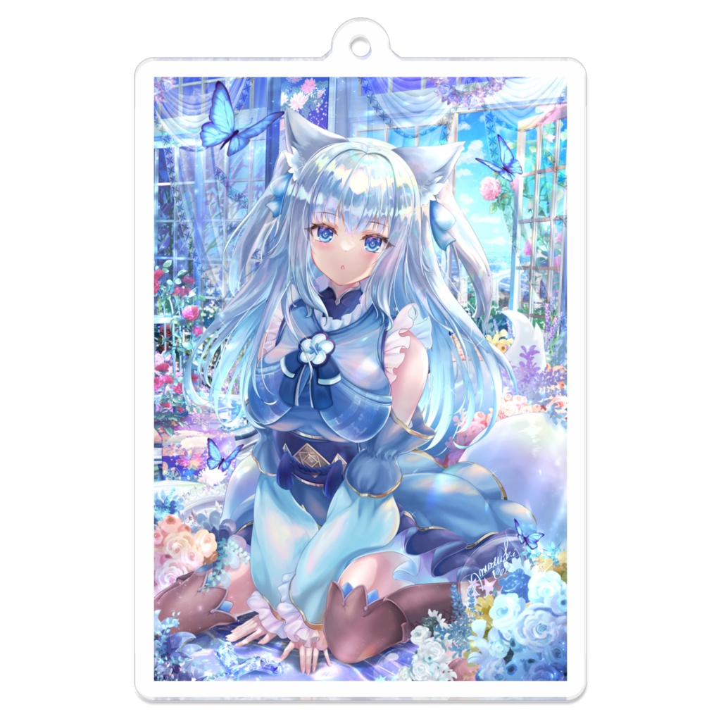 狐狐音の前7th活動記念アクリルキーホルダー【キービジュアルVer】