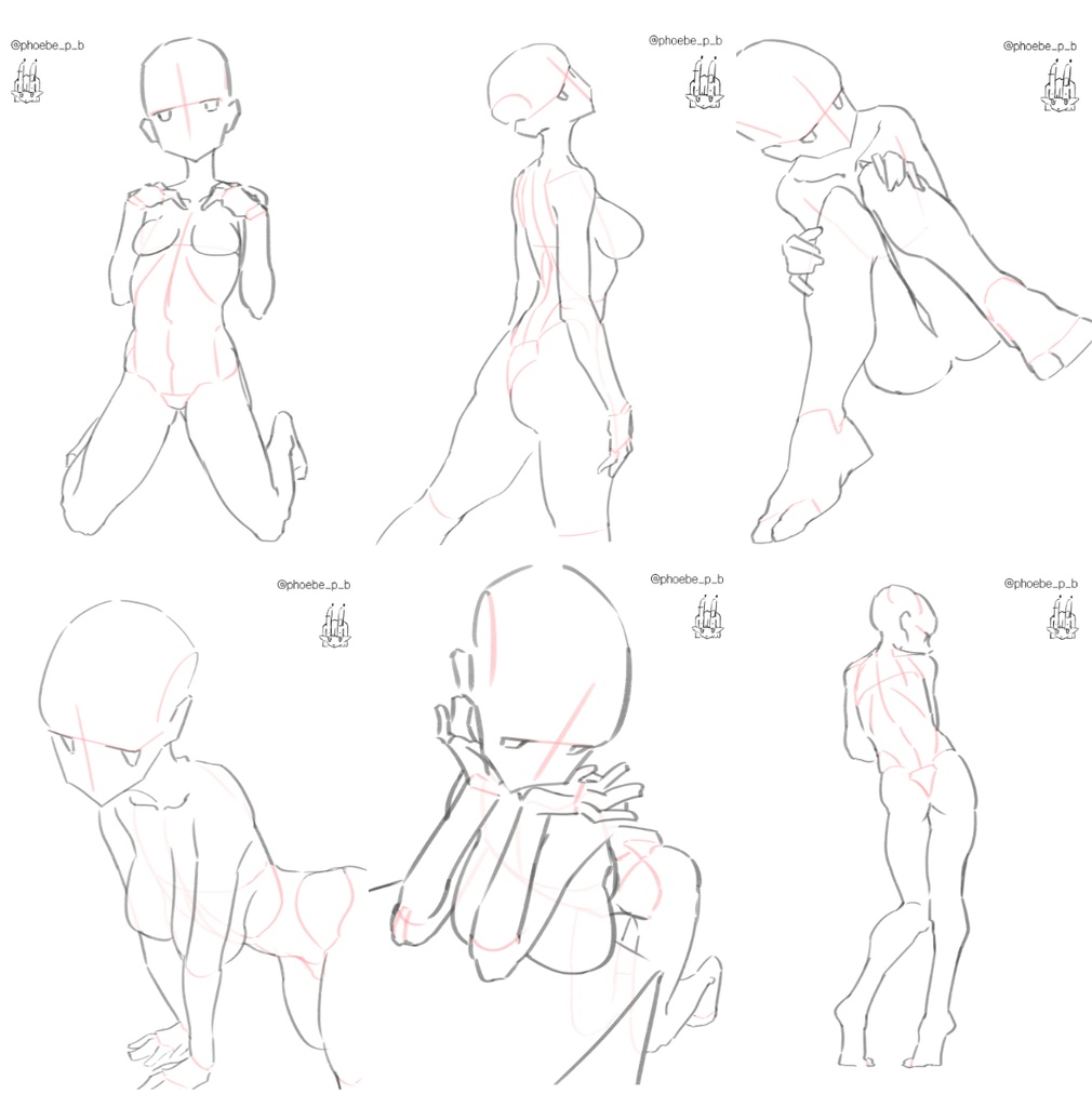 女性ポーズ105種 vol.4