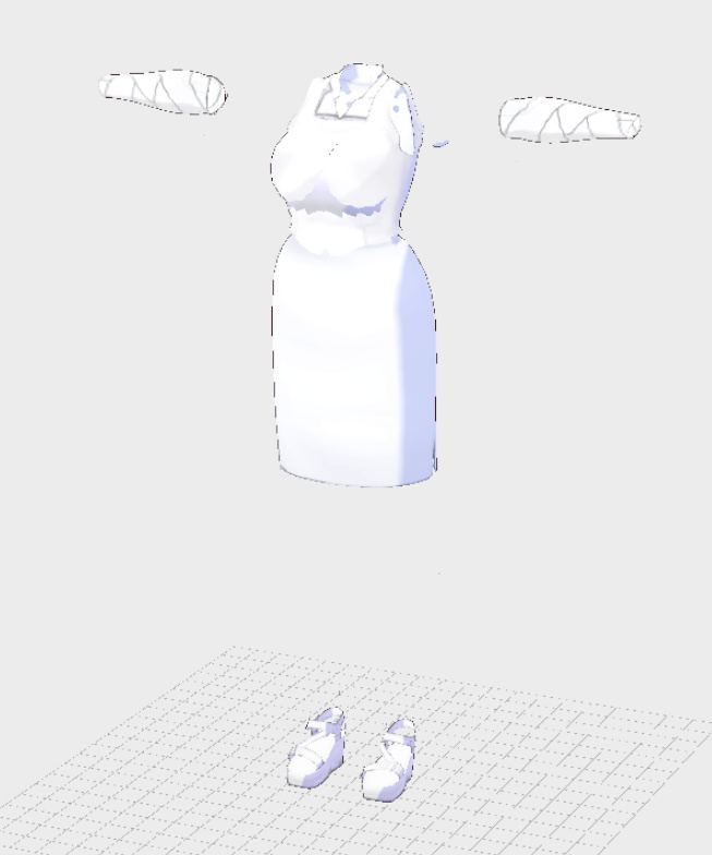 【3Dロイド&Sロイド】あやね(オリジナル3Dモデル)★着せ替え可能