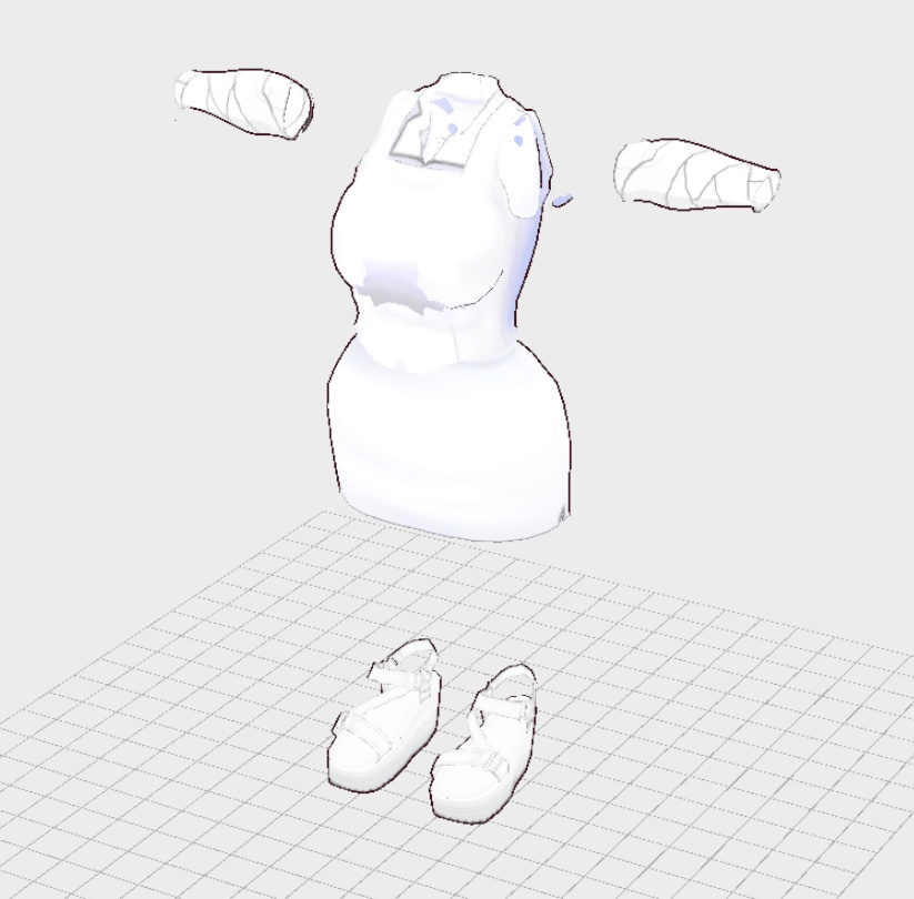 【3Dロイド&Sロイド】あやね(オリジナル3Dモデル)★着せ替え可能