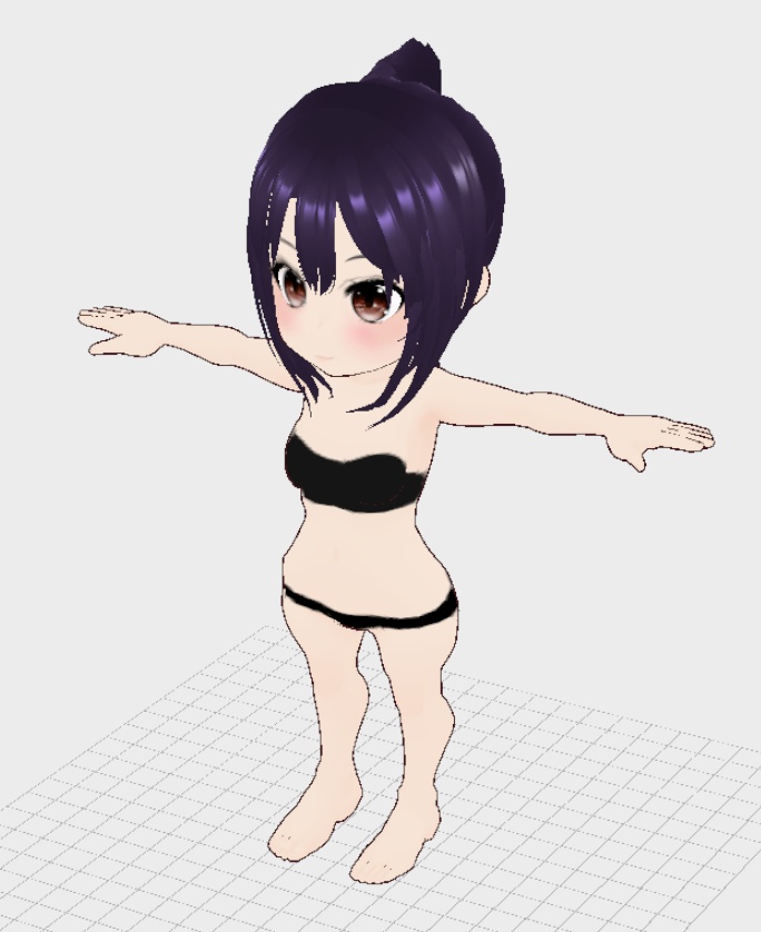 【3Dロイド&Sロイド】あやね(オリジナル3Dモデル)★着せ替え可能