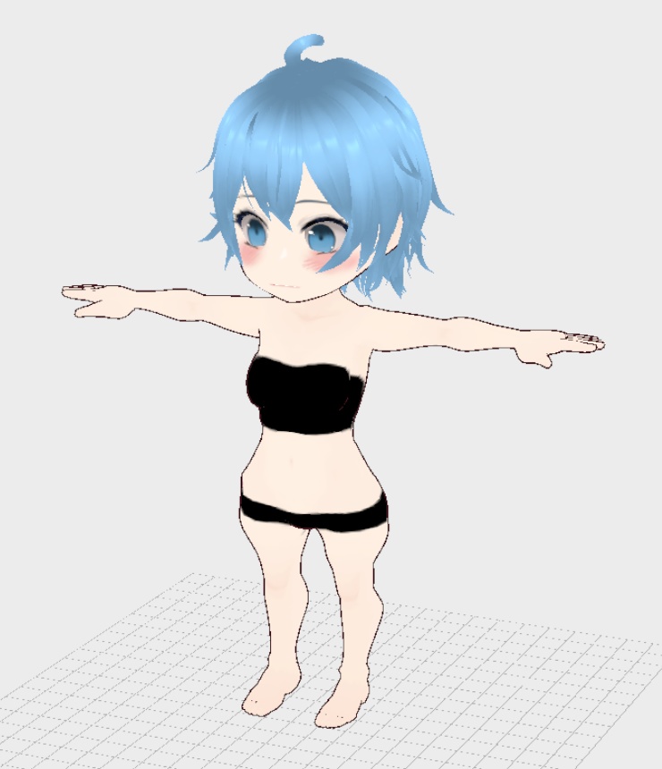 【3Dロイド&Sロイド】ゆうき(オリジナル3Dモデル)★着せ替え可能