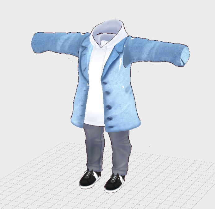 【3Dロイド&Sロイド】ゆうき(オリジナル3Dモデル)★着せ替え可能