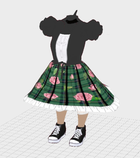 【3Dロイド&Sロイド】くらら(オリジナル3Dモデル)★着せ替え可能