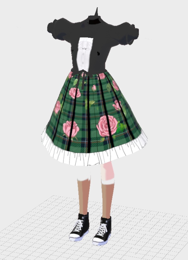 【3Dロイド&Sロイド】くらら(オリジナル3Dモデル)★着せ替え可能