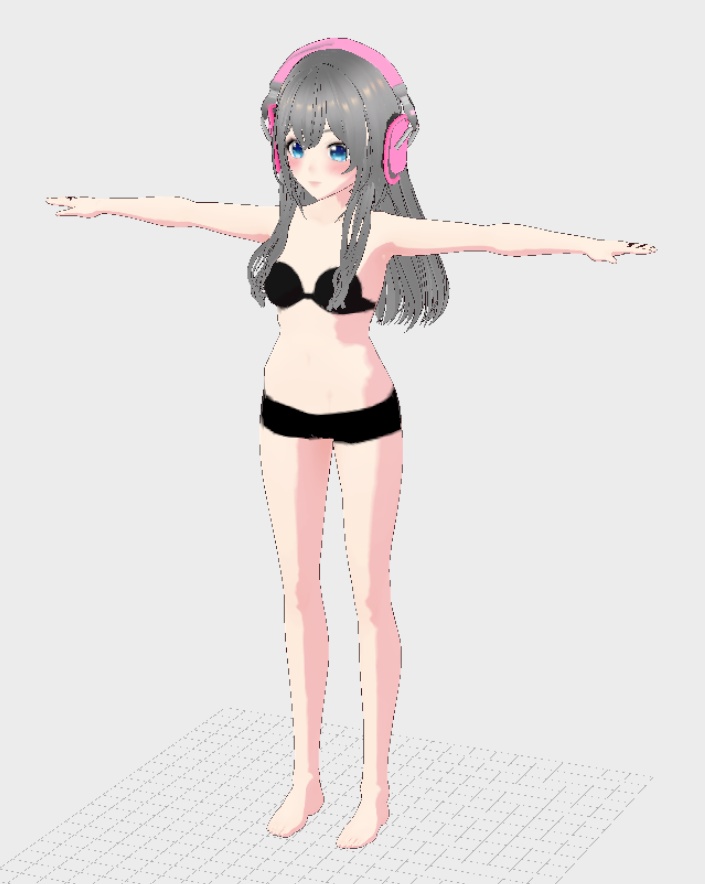 【3Dロイド&Sロイド】さくら(オリジナル3Dモデル)★着せ替え可能