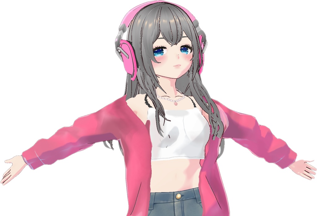 【3Dロイド&Sロイド】さくら(オリジナル3Dモデル)★着せ替え可能