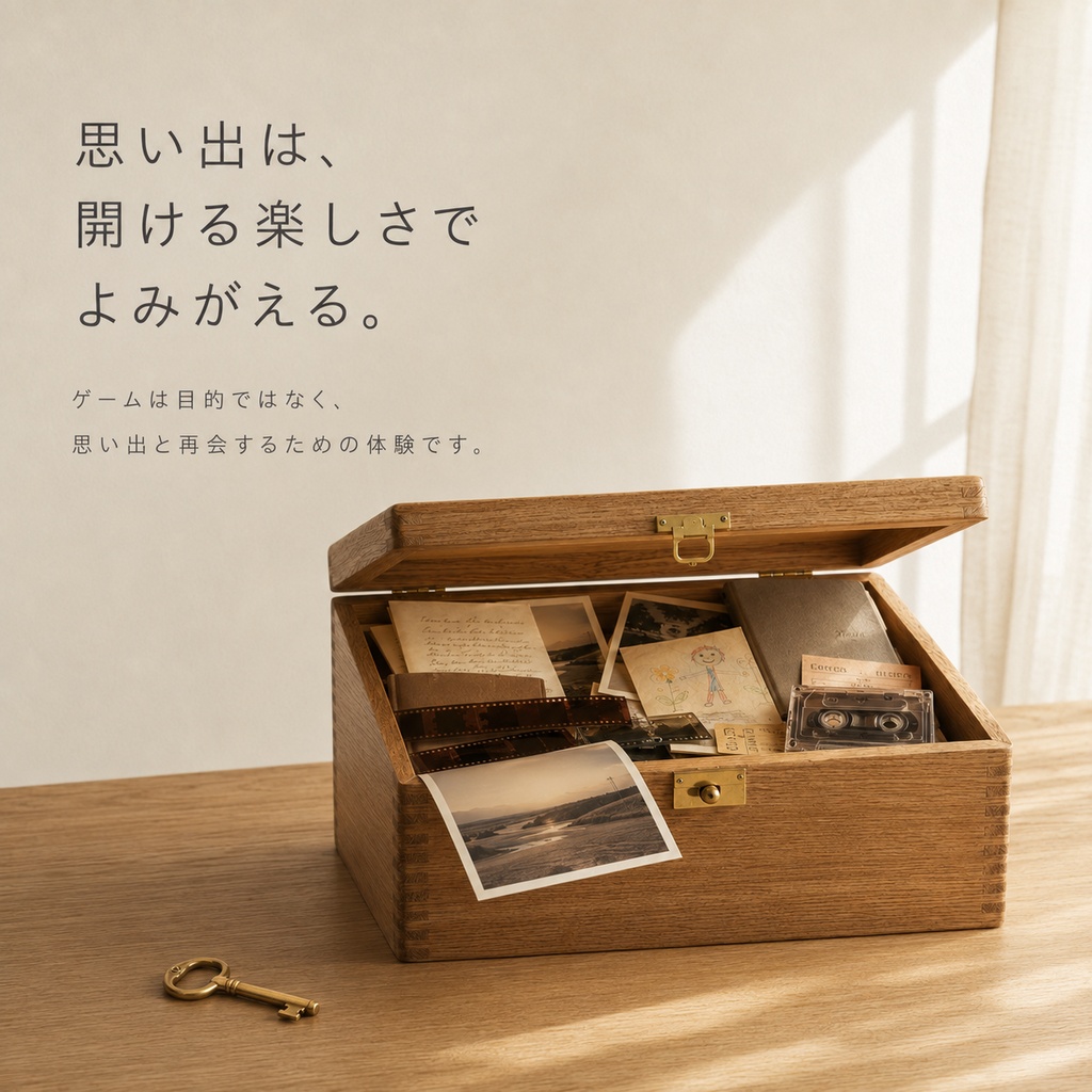 MEMORY VAULT ― 記憶の金庫 - 写真・動画・音声をゲーム体験として残せるWebアプリ -