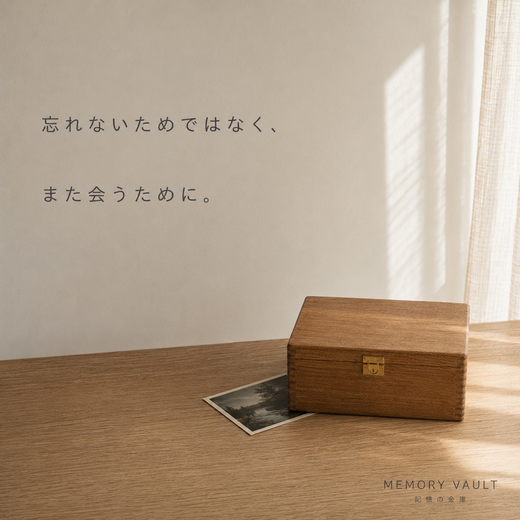 MEMORY VAULT ― 記憶の金庫 - 写真・動画・音声をゲーム体験として残せるWebアプリ -