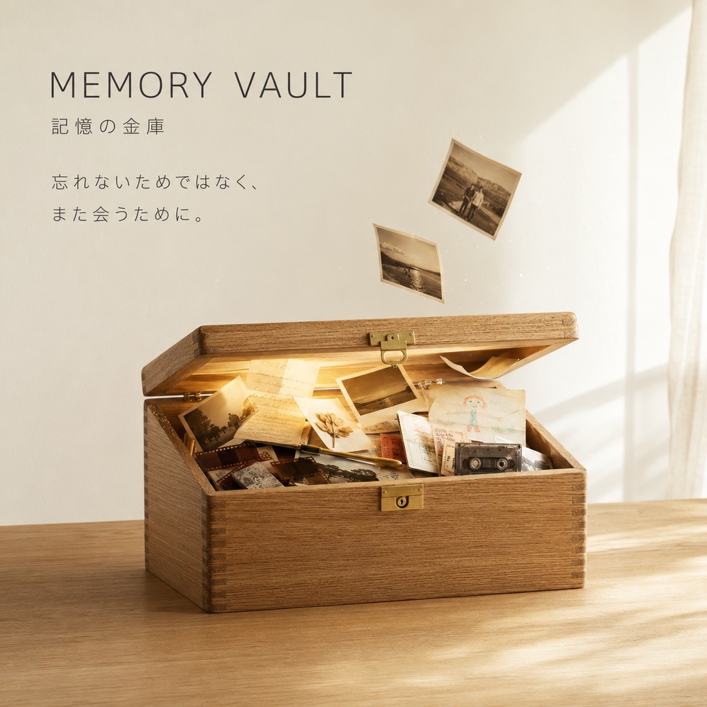 MEMORY VAULT ― 記憶の金庫 - 写真・動画・音声をゲーム体験として残せるWebアプリ -