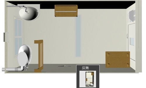 拘置所・刑務所独居房3D(cs3oファイル)