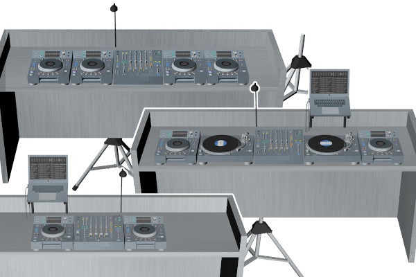 DJ機材セット(cs3oファイル)