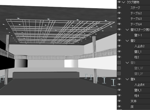 クラブ-建物(cs3oファイル)