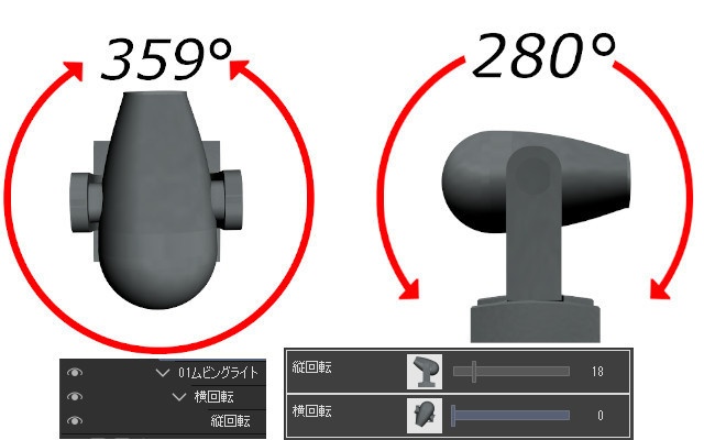 ムービングライト1(cs3oファイル)