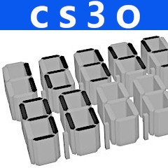 5°斜体デジタル数字(cs3oファイル)