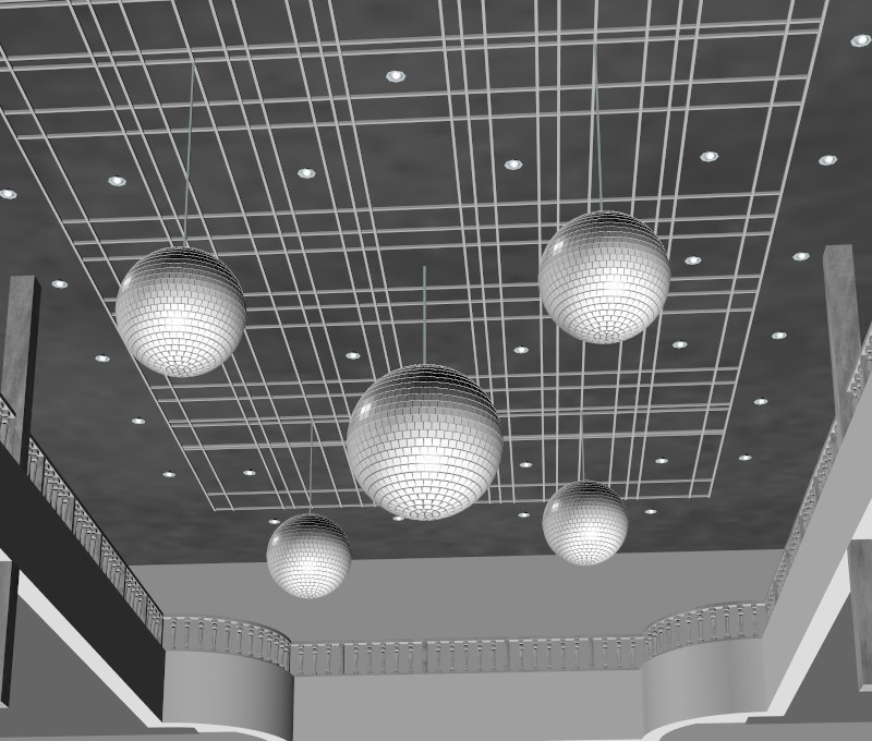 クラブ-ミラーボール・無料(cs3oファイル)