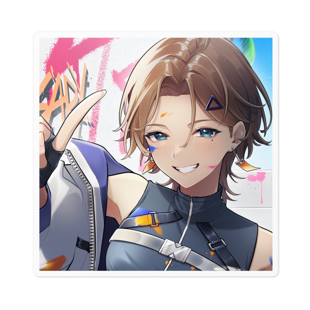 1周年記念ステッカー
