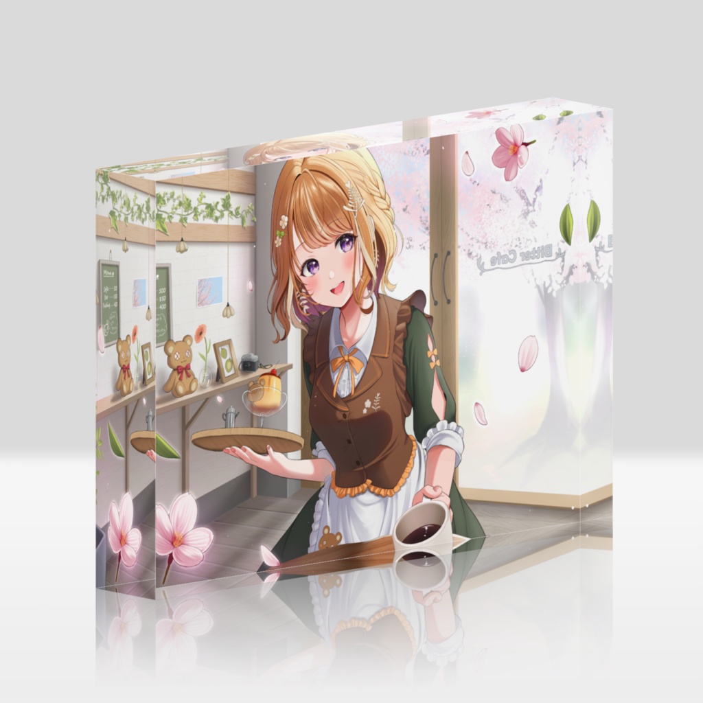 【3周年記念】アクリルブロック14.8×10cm(口開け)