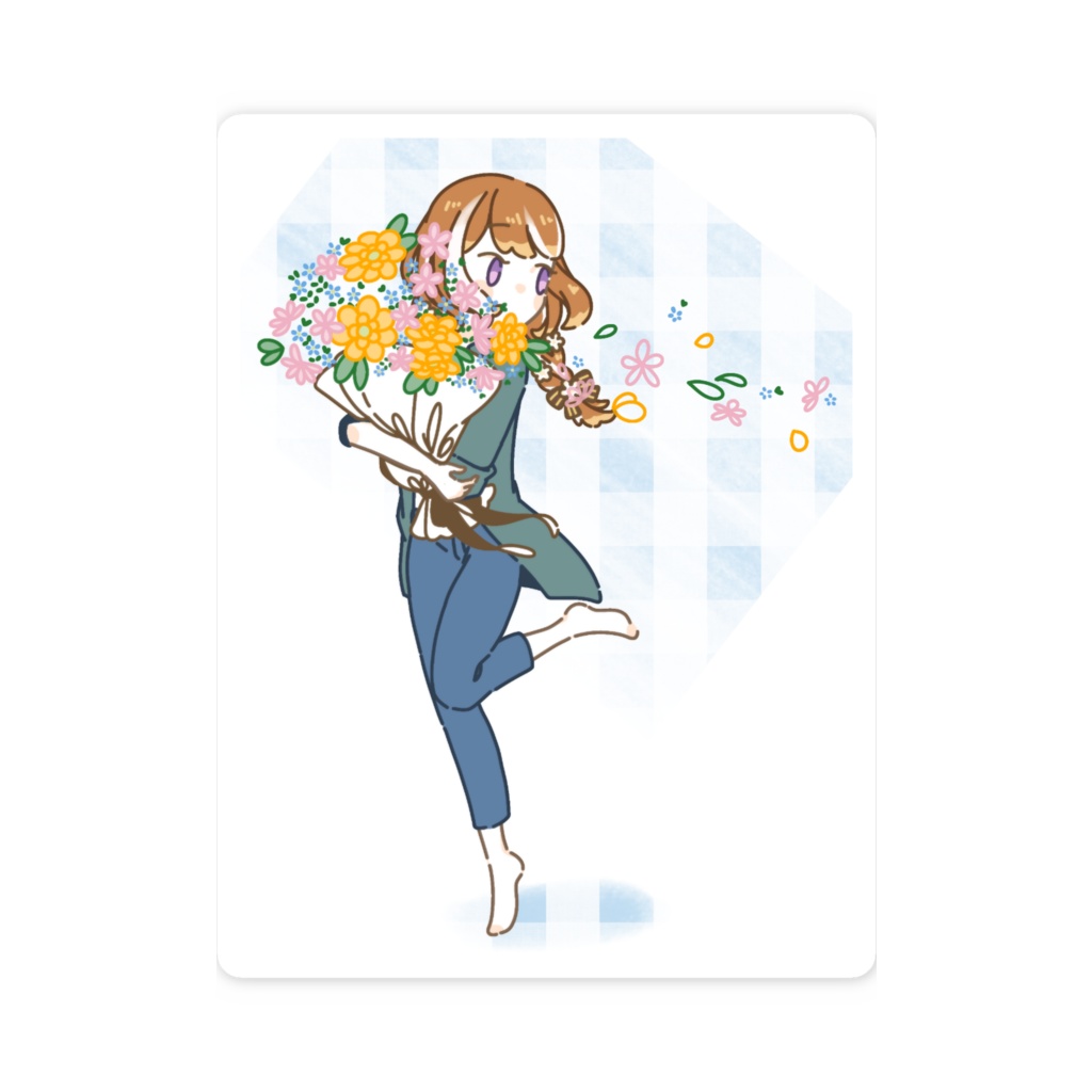 【春夏限定】花束ステッカー