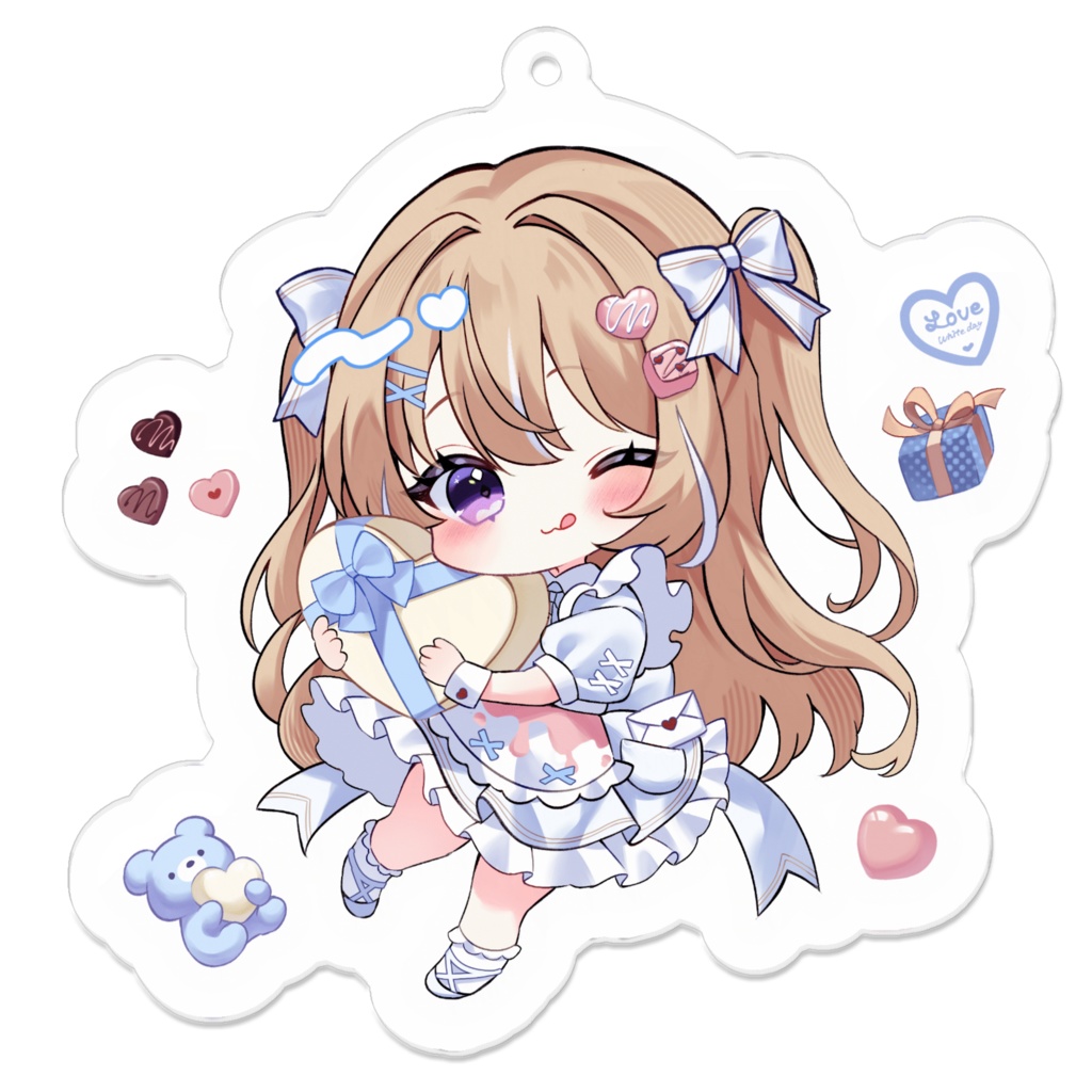 【初夏限定】ホワイトデーアクリルキーホルダー