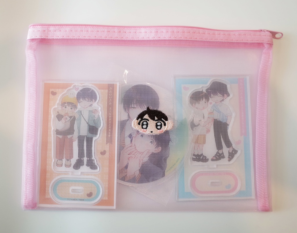 「かわいいきみ」メッシュポーチ