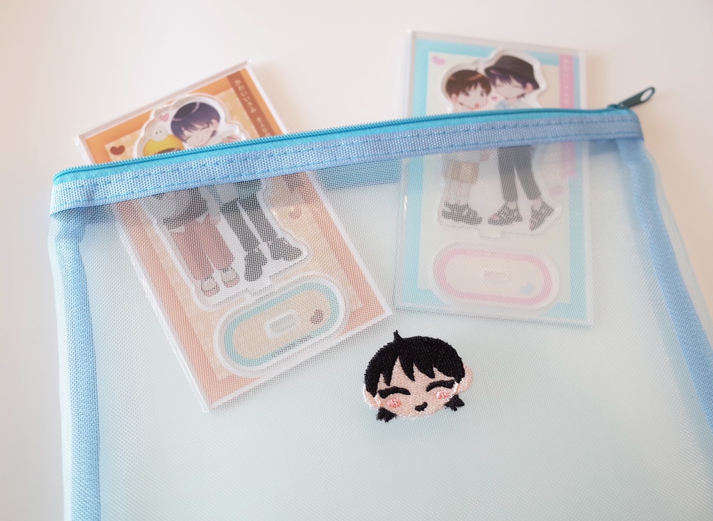 「かわいいきみ」メッシュポーチ