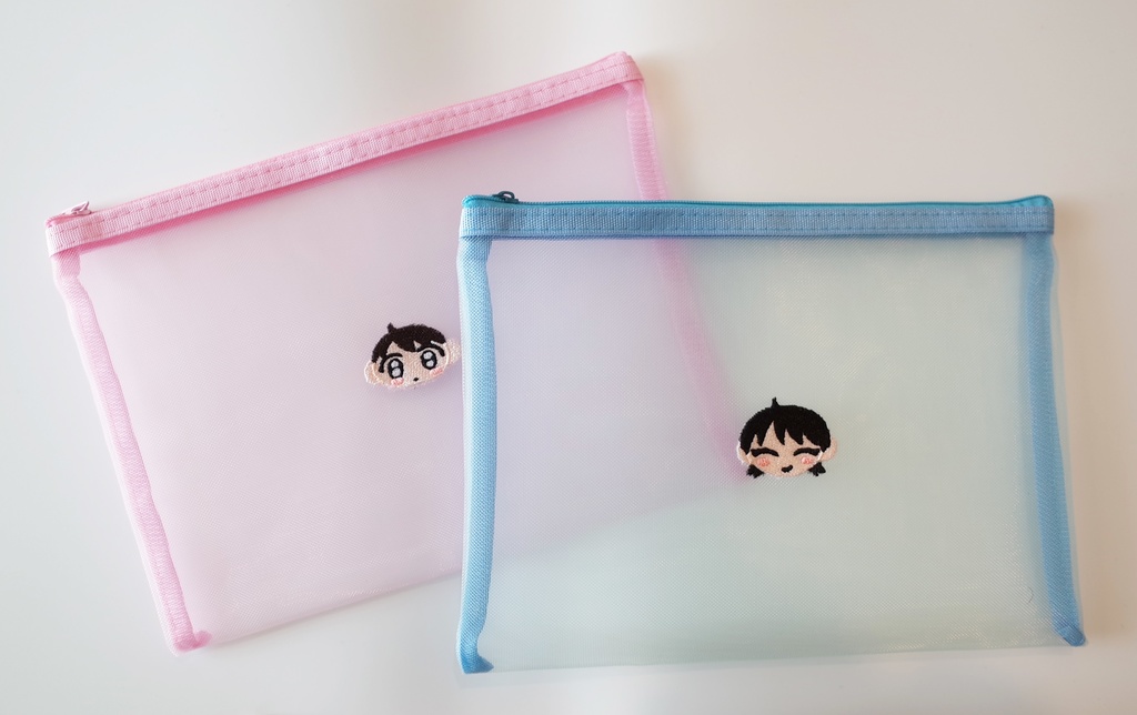 「かわいいきみ」メッシュポーチ