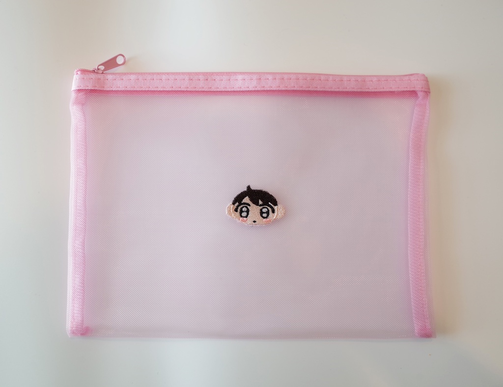 「かわいいきみ」メッシュポーチ