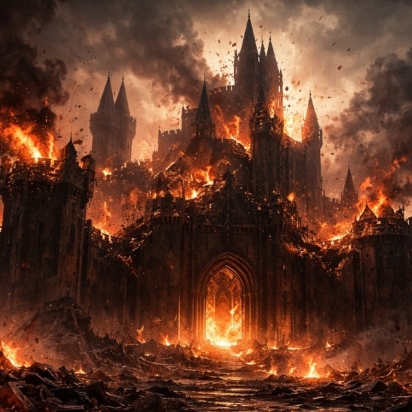 【無料フリーBGM】焼け落ちた王城(商用利用可)