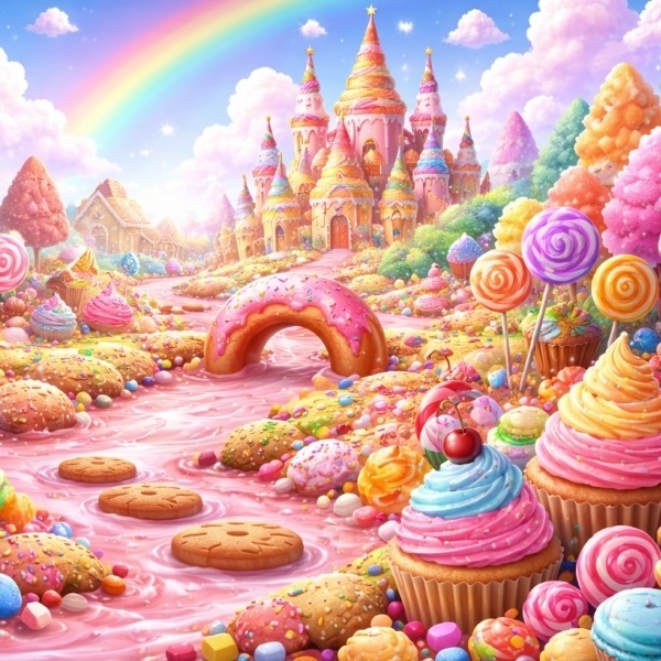 【無料フリーBGM】お菓子の王国(商用利用可)