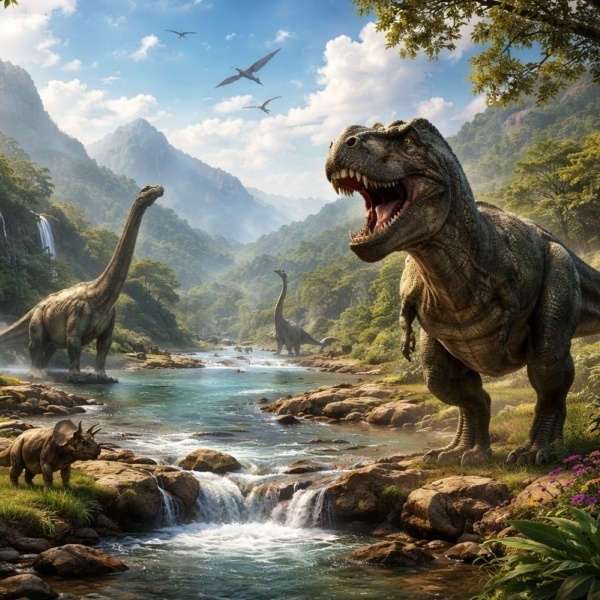 【無料フリーBGM】悠久の恐竜時代(商用利用可)