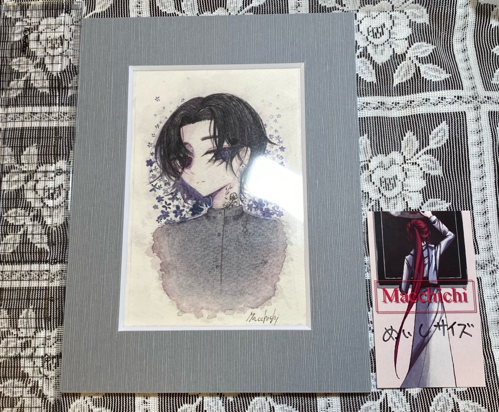 「剪定」原画・透明水彩画