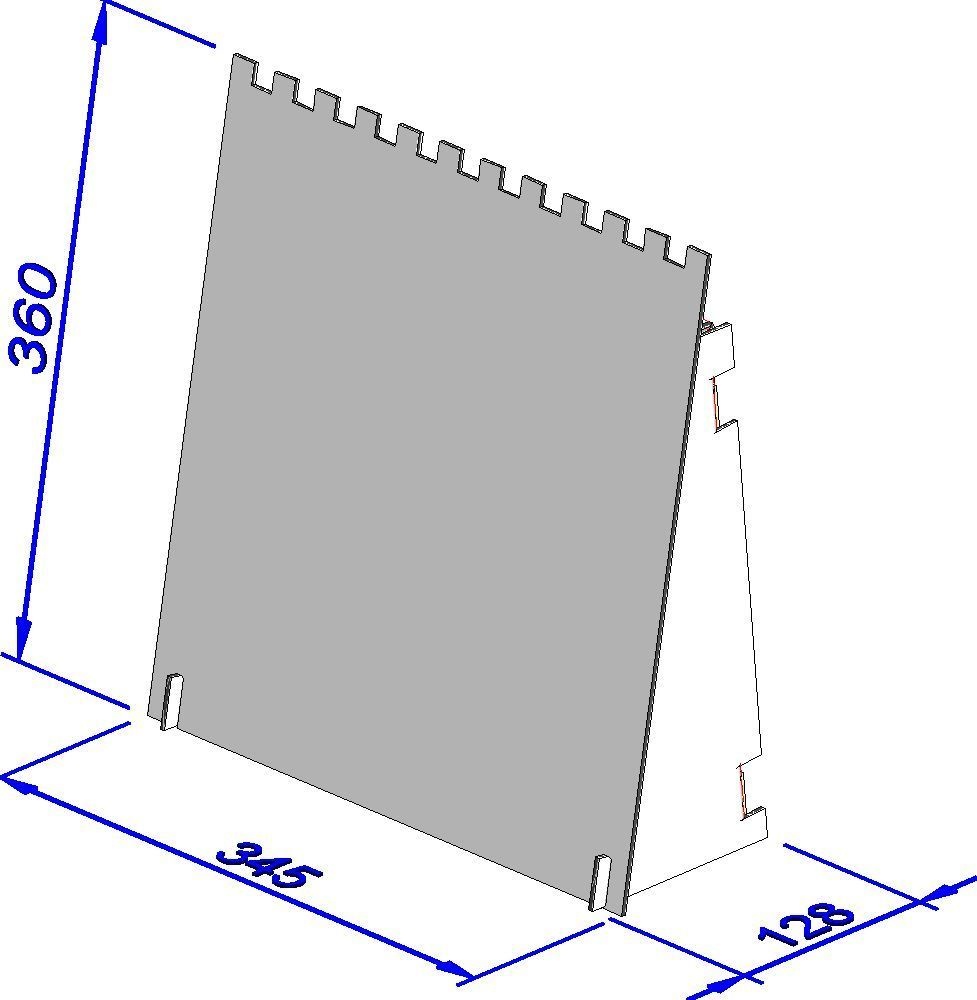 組立式ネックレスボード はれのぶたい 雫(しずく)