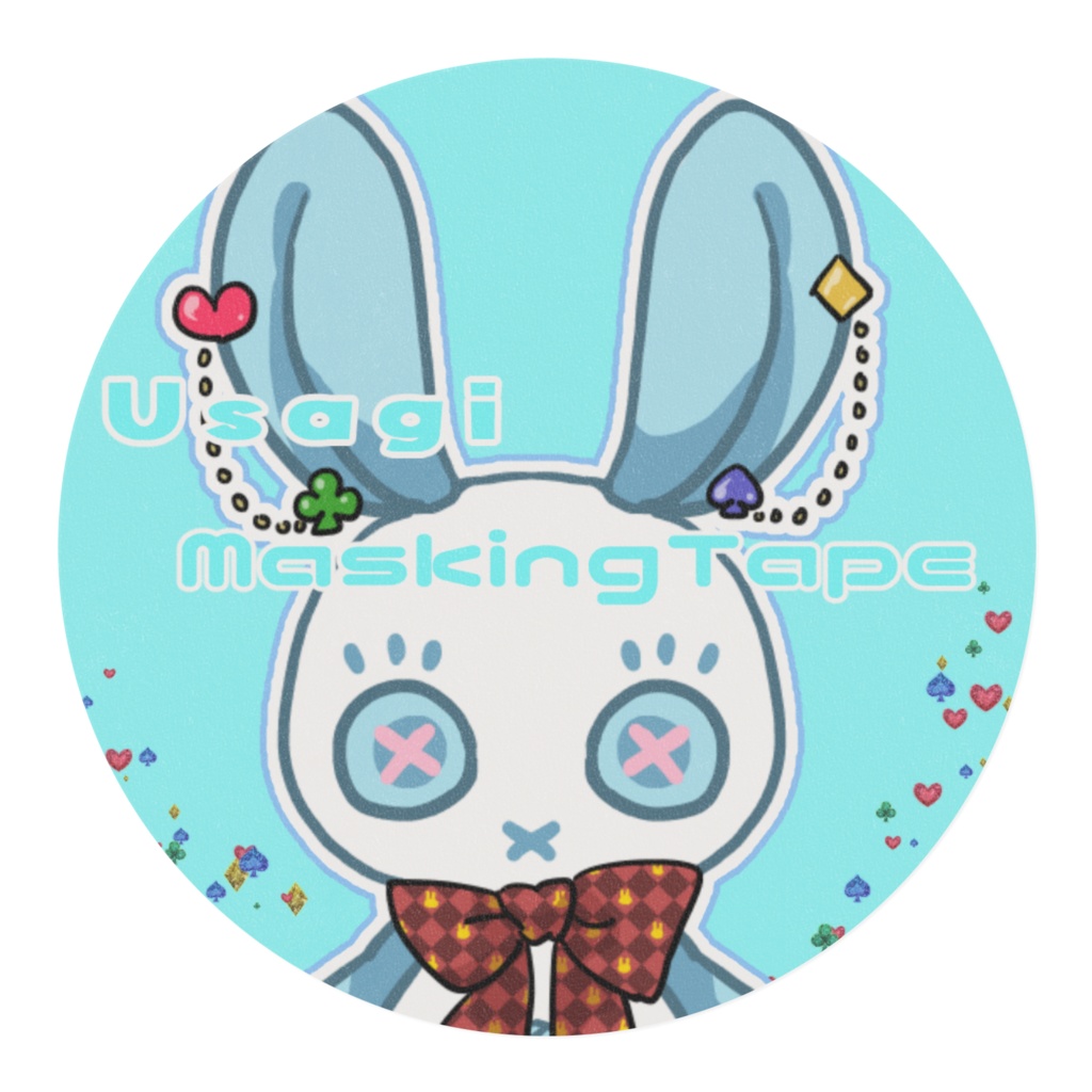 【初グッズ】うさぎマスキングテープ