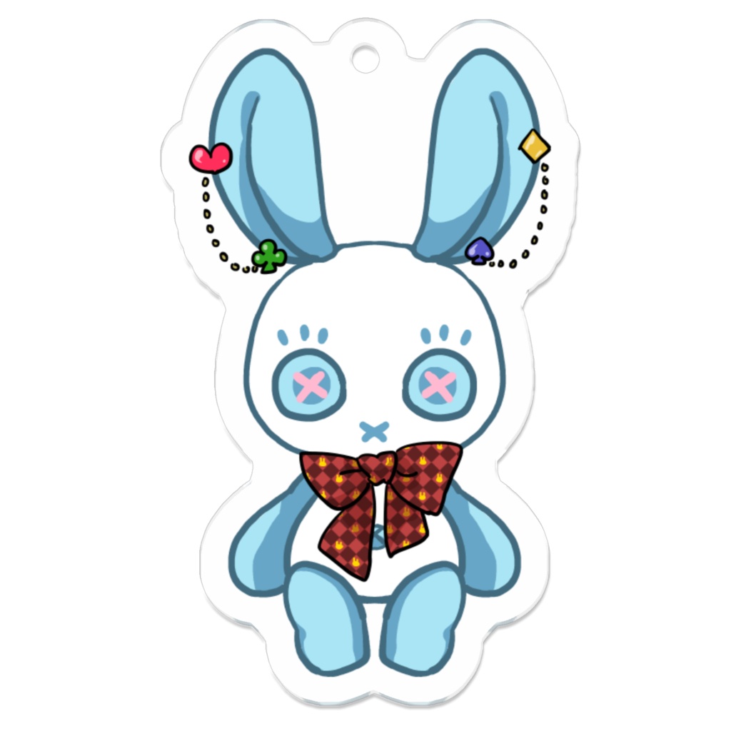 【初グッズ】うさぬいアクキー