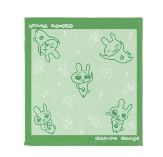 ちーぷうさぎタオル いろいろうさちゃん🐰