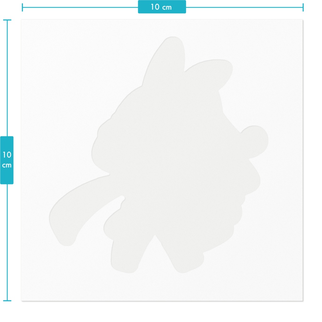 【3周年記念🎉】うさぎステッカー ホワイト