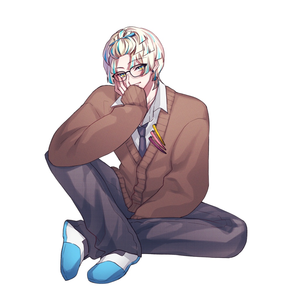 捏造学生服 緋八マナ アクスタ