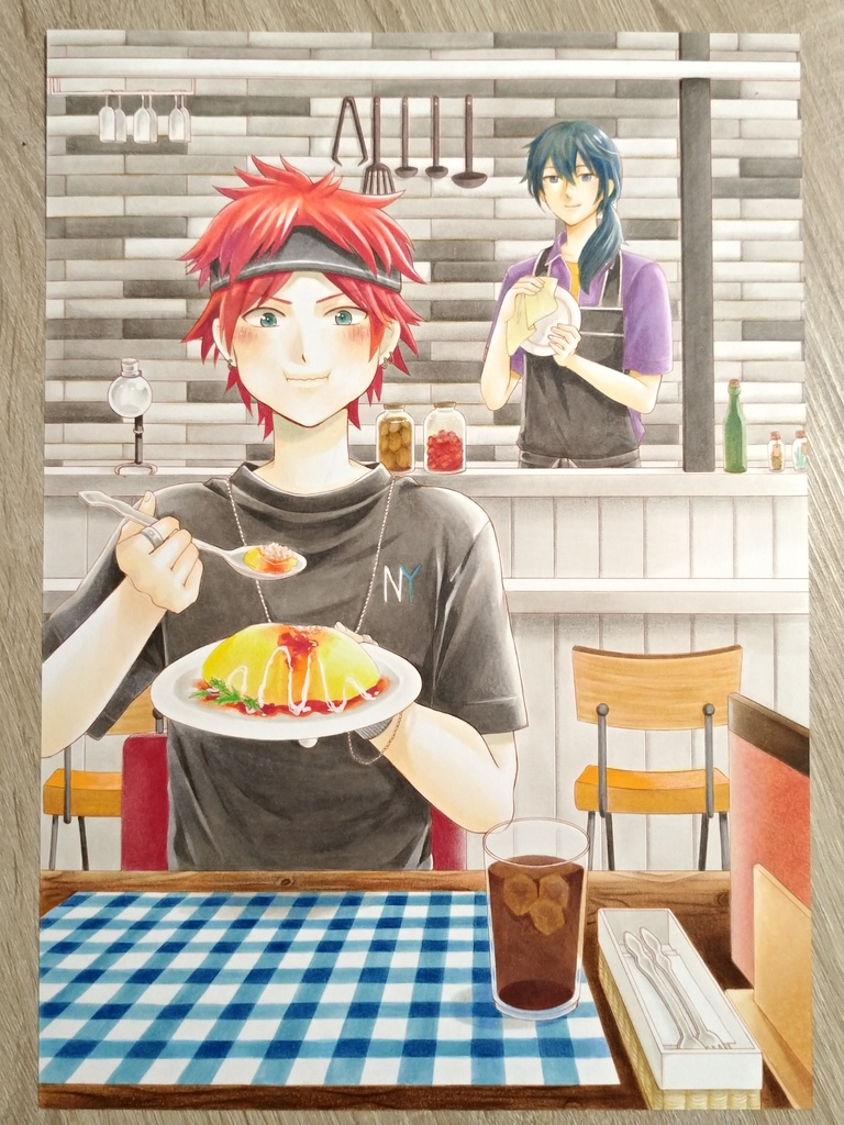 アナログイラストのオーダーメイド フルカラー