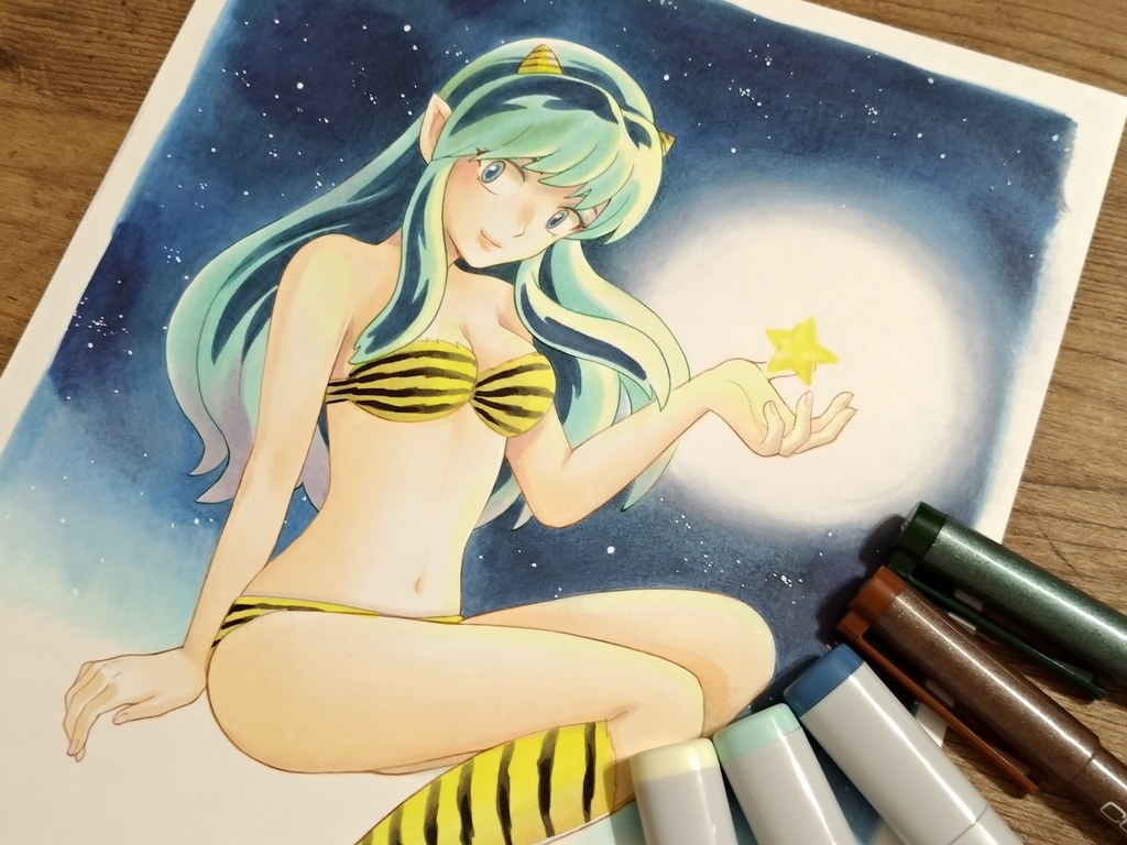 アナログイラストのオーダーメイド フルカラー