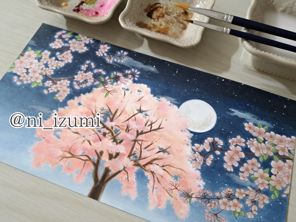 アナログイラストのオーダーメイド フルカラー