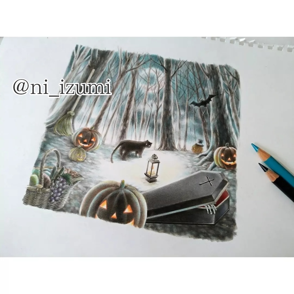 アナログイラストのオーダーメイド フルカラー