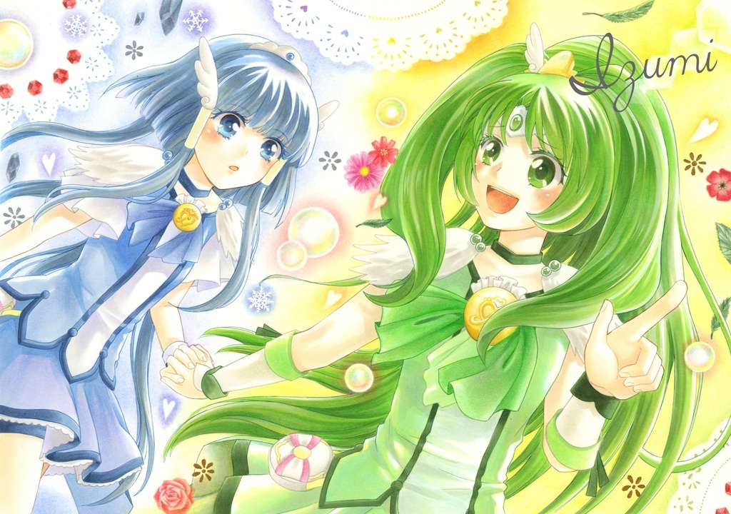 アナログイラストのオーダーメイド フルカラー