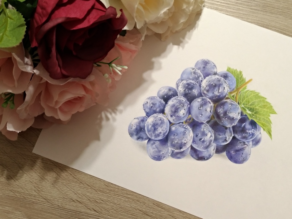 アナログイラストオーダー リアル画 フルカラー