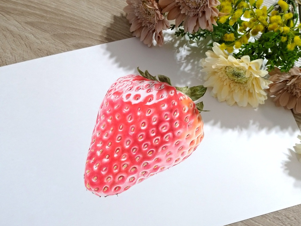 アナログイラストオーダー リアル画 フルカラー