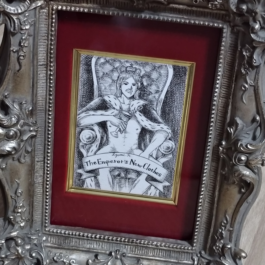 【生原画】裸の王様 直筆イラスト