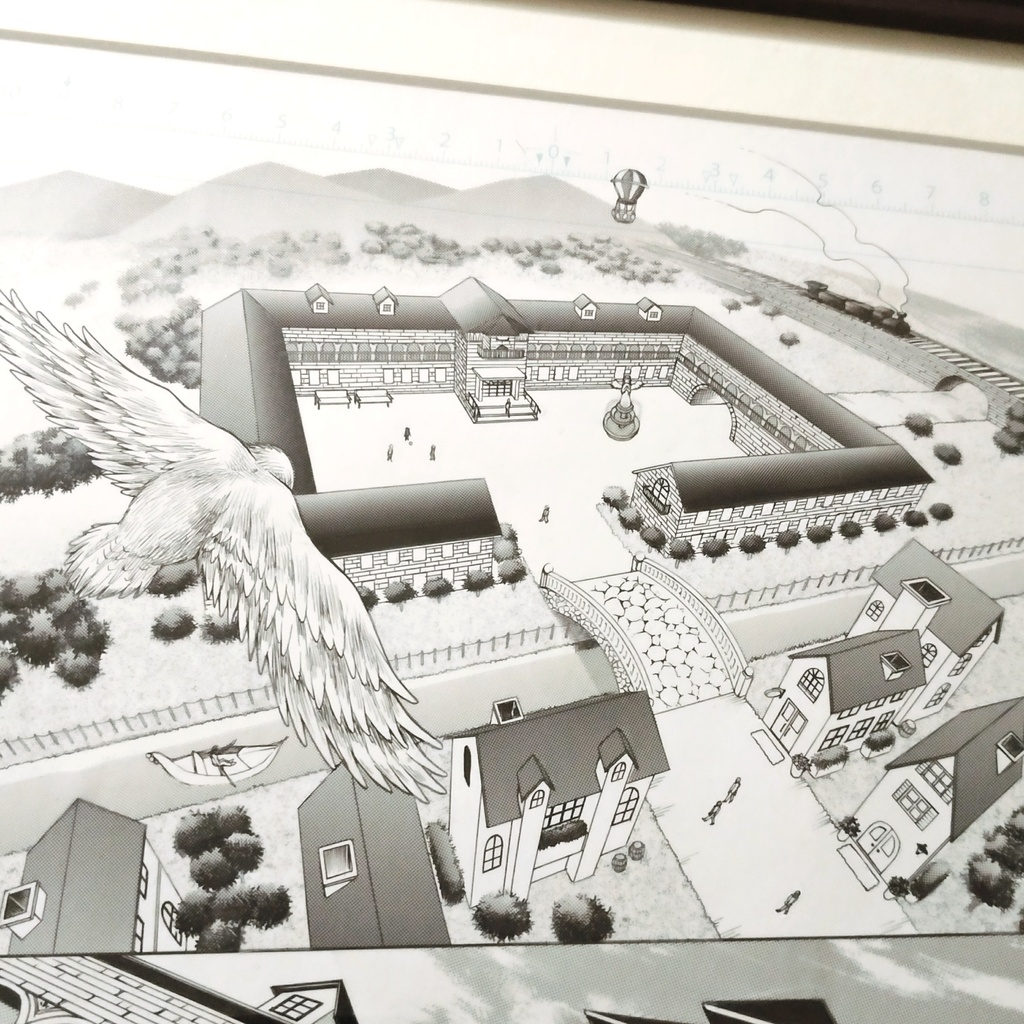 【生原画】額装 アナログ漫画原稿