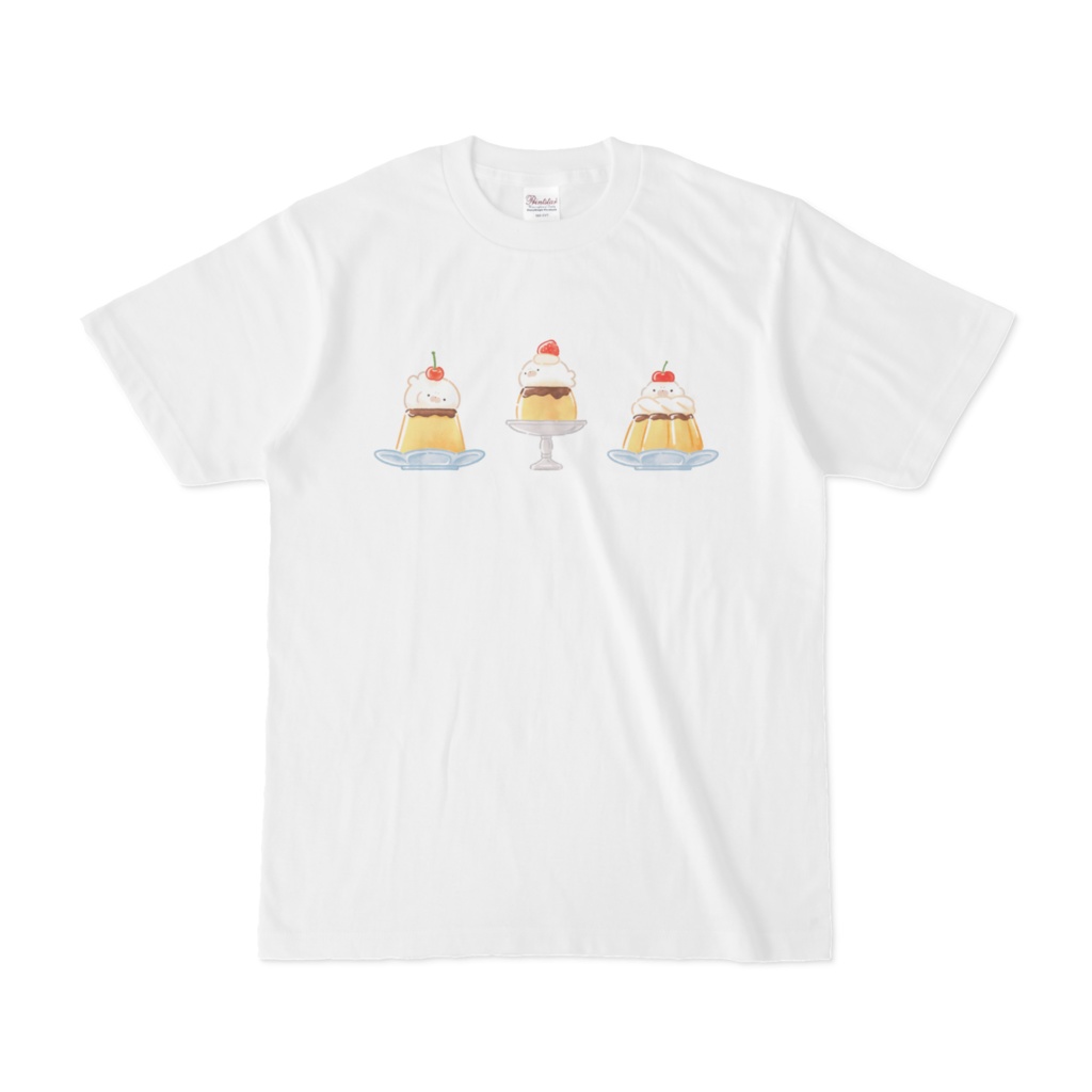 もちたぷあざらしプリンTシャツ