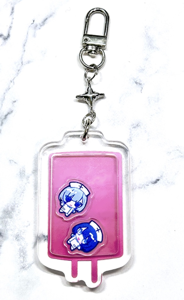 ルイレイシャカシャカアクリルキーホルダー